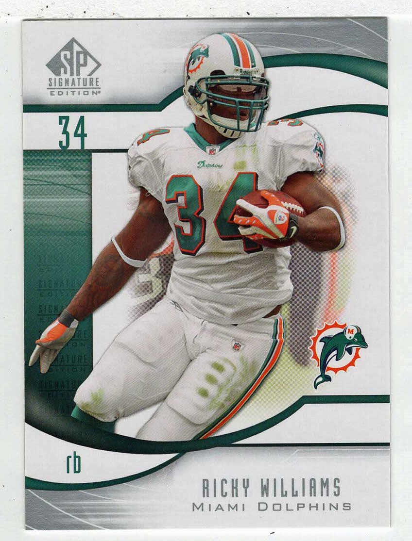 Ricky Williams - Miami Dolphins (NFL Football Card) 2009 Upper Deck SP Signature # 194 Mint