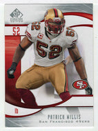 Patrick Willis - San Francisco 49ers (NFL Football Card) 2009 Upper Deck SP Signature # 196 Mint