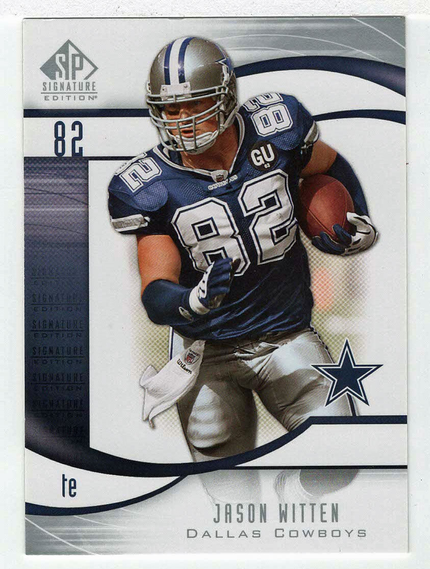 Jason Witten - Dallas Cowboys (NFL Football Card) 2009 Upper Deck SP Signature # 199 Mint