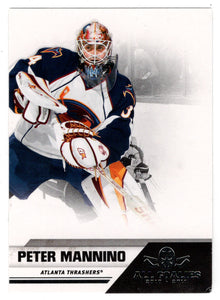 Peter Mannino - Atlanta Thrashers (NHL Hockey Card) 2010-11 Panini All Goalies # 7 NM/MT