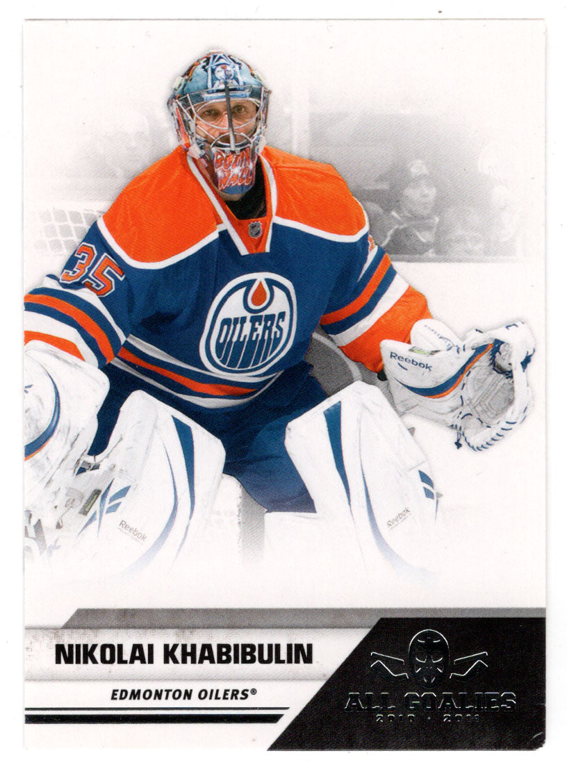 Nikolai Khabibulin - Edmonton Oilers (NHL Hockey Card) 2010-11 Panini All Goalies # 31 NM/MT