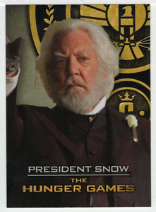 President Snow (Trading Card) The Hunger Games - 2012 NECA # 11 - Mint