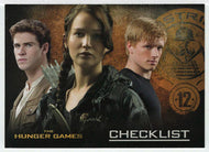 Checklist (Trading Card) The Hunger Games - 2012 NECA # 72 - Mint