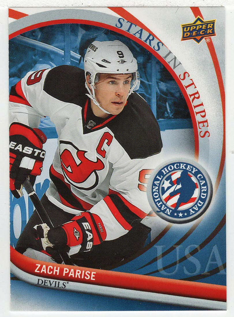 Zach Parise - New Jersey Devils (NHL Hockey Card) 2011 - 2012 Upper Deck National Hockey Card Day USA # 10 Mint