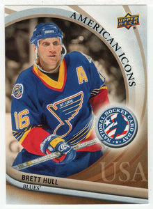 Brett Hull - St. Louis Blues (NHL Hockey Card) 2011 - 2012 Upper Deck National Hockey Card Day USA # 14 Mint