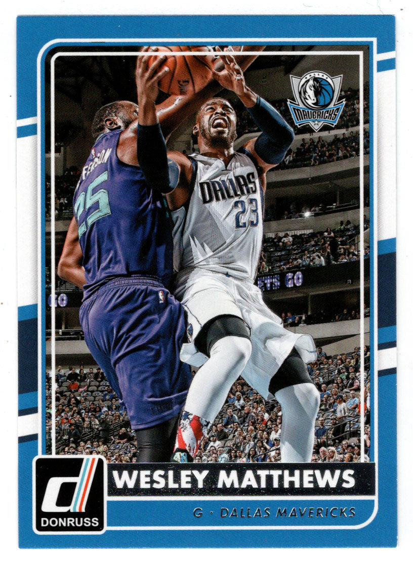 Wesley Matthews - Dallas Mavericks (NBA Basketball Card) 2015-16 Donruss # 3 Mint