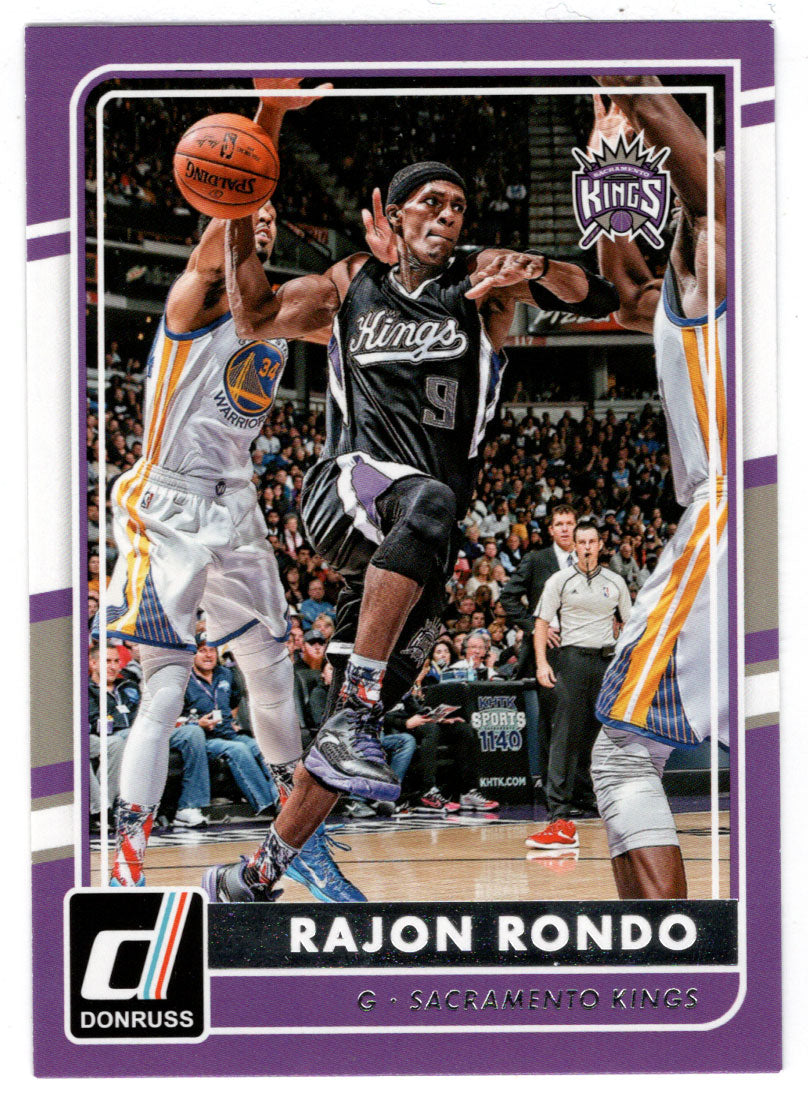 Rajon Rondo - Sacramento Kings (NBA Basketball Card) 2015-16 Donruss # 14 Mint