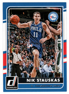 Nik Stauskas - Philadelphia 76ers (NBA Basketball Card) 2015-16 Donruss # 20 Mint