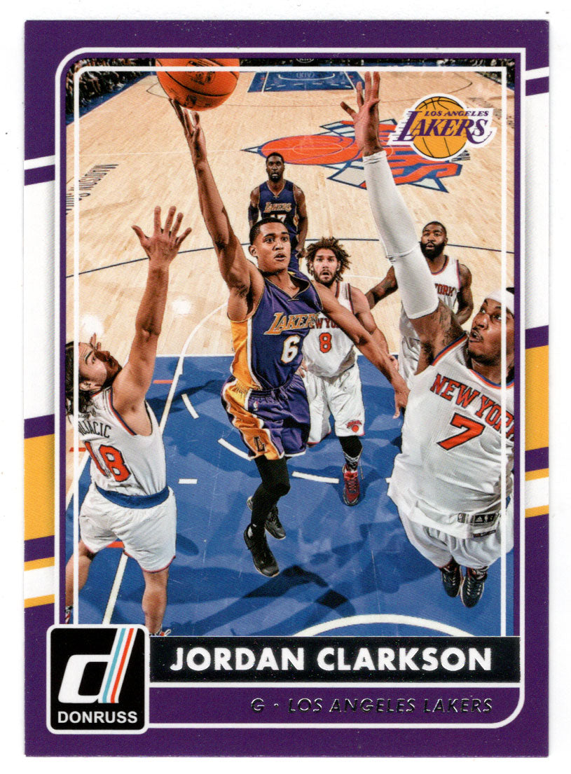 Jordan Clarkson Los Angeles Lakers (NBA Basketball Card) 2015-16 Don –  PictureYourDreams