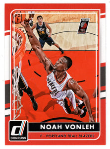 Noah Vonleh - Portland Trail Blazers (NBA Basketball Card) 2015-16 Donruss # 111 Mint