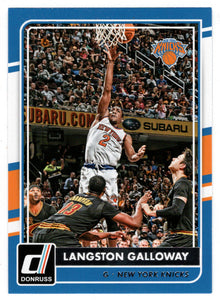 Langston Galloway - New York Knicks (NBA Basketball Card) 2015-16 Donruss # 148 Mint
