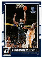 Brandan Wright - Memphis Grizzlies (NBA Basketball Card) 2015-16 Donruss # 183 Mint