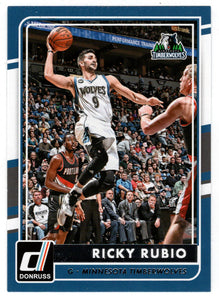 Ricky Rubio - Minnesota Timberwolves (NBA Basketball Card) 2015-16 Donruss # 189 Mint