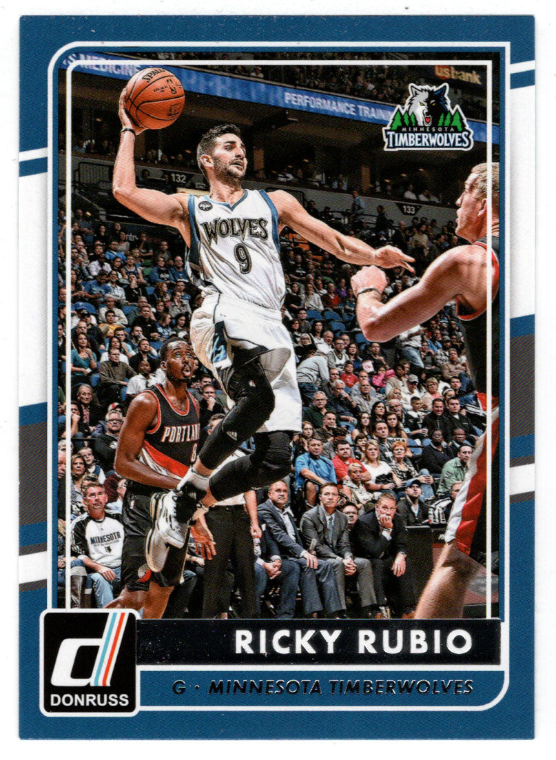 Ricky Rubio - Minnesota Timberwolves (NBA Basketball Card) 2015-16 Donruss # 189 Mint