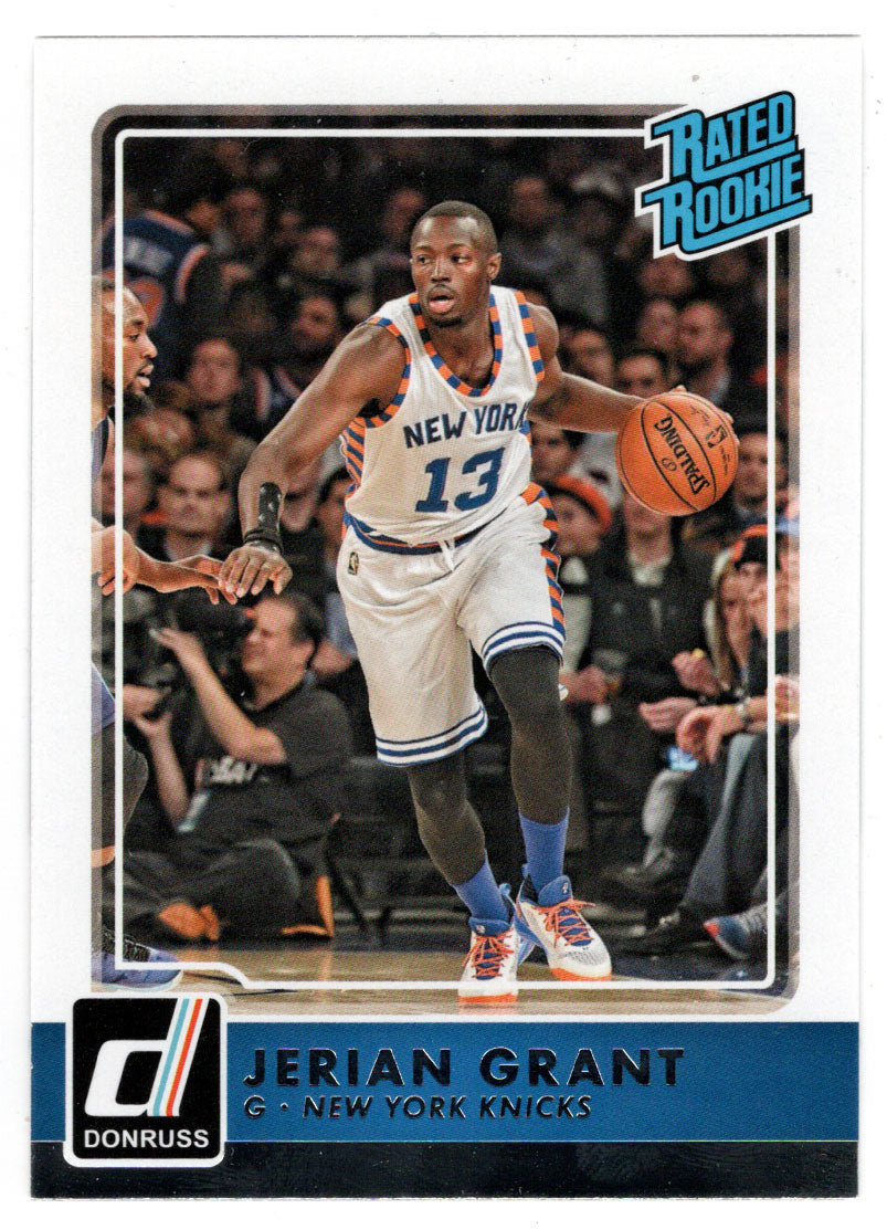 Jerian Grant RC - New York Knicks - Rated Rookie (NBA Basketball Card) 2015-16 Donruss # 235 Mint