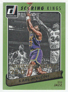 Karl Malone 250/250 - Utah Jazz - Scoring Kings Career (NBA Basketball Card) 2015-16 Donruss # 23 Mint
