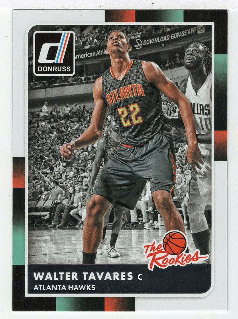 Walter Tavares - Atlanta Hawks - The Rookies (NBA Basketball Card) 2015-16 Donruss # 40 Mint