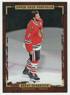 Brent Seabrook - Chicago Blackhawks (NHL Hockey Card) 2015-16 Upper Deck Portfolio # 2 Mint