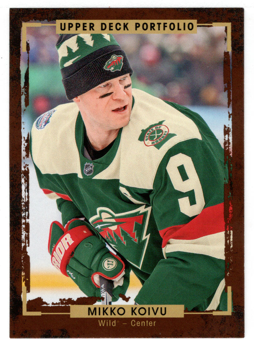 Mikko Koivu - Minnesota Wild (NHL Hockey Card) 2015-16 Upper Deck Portfolio # 19 Mint