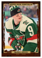 Mikko Koivu - Minnesota Wild (NHL Hockey Card) 2015-16 Upper Deck Portfolio # 19 Mint