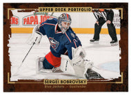 Sergei Bobrovsky - Columbus Blue Jackets (NHL Hockey Card) 2015-16 Upper Deck Portfolio # 39 Mint