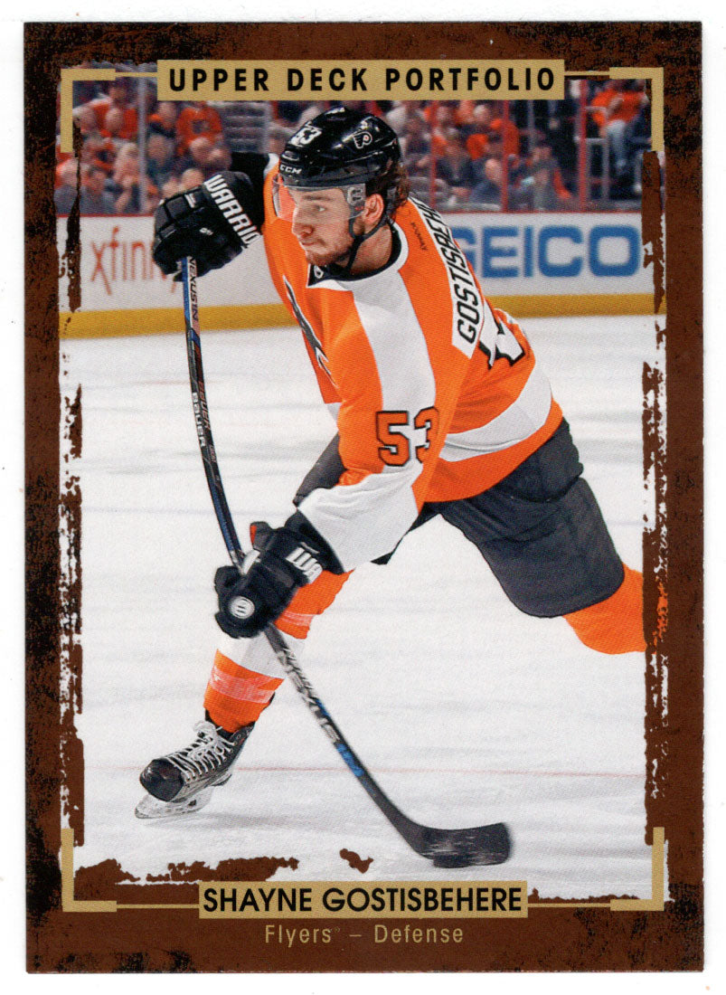 Shayne Gostisbehere - Philadelphia Flyers (NHL Hockey Card) 2015-16 Upper Deck Portfolio # 57 Mint