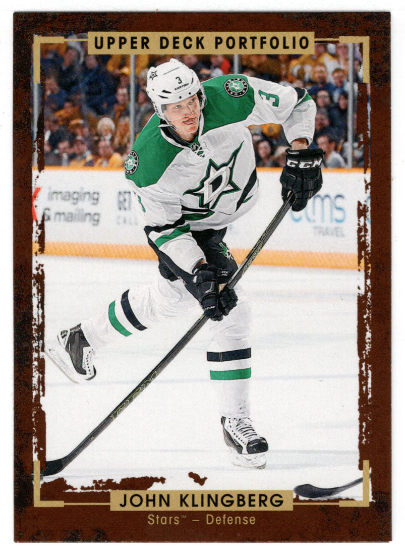 John Klingberg - Dallas Stars (NHL Hockey Card) 2015-16 Upper Deck Portfolio # 64 Mint
