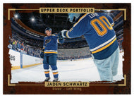 Jaden Schwartz - St. Louis Blues (NHL Hockey Card) 2015-16 Upper Deck Portfolio # 72 Mint