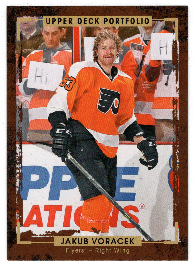 Jakub Voracek - Philadelphia Flyers (NHL Hockey Card) 2015-16 Upper Deck Portfolio # 79 Mint