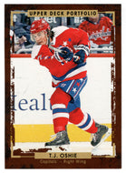 T.J. Oshie - Washington Capitals (NHL Hockey Card) 2015-16 Upper Deck Portfolio # 107 Mint