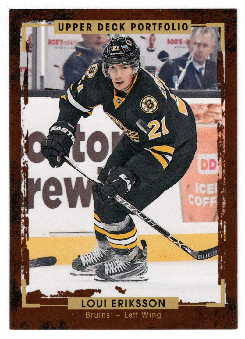 Loui Eriksson - Boston Bruins (NHL Hockey Card) 2015-16 Upper Deck Portfolio # 115 Mint