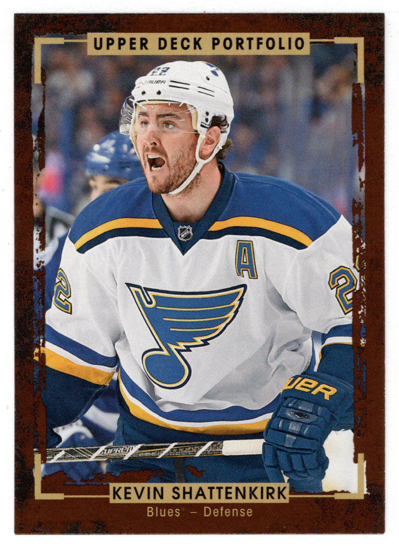 Kevin Shattenkirk - St. Louis Blues (NHL Hockey Card) 2015-16 Upper Deck Portfolio # 116 Mint
