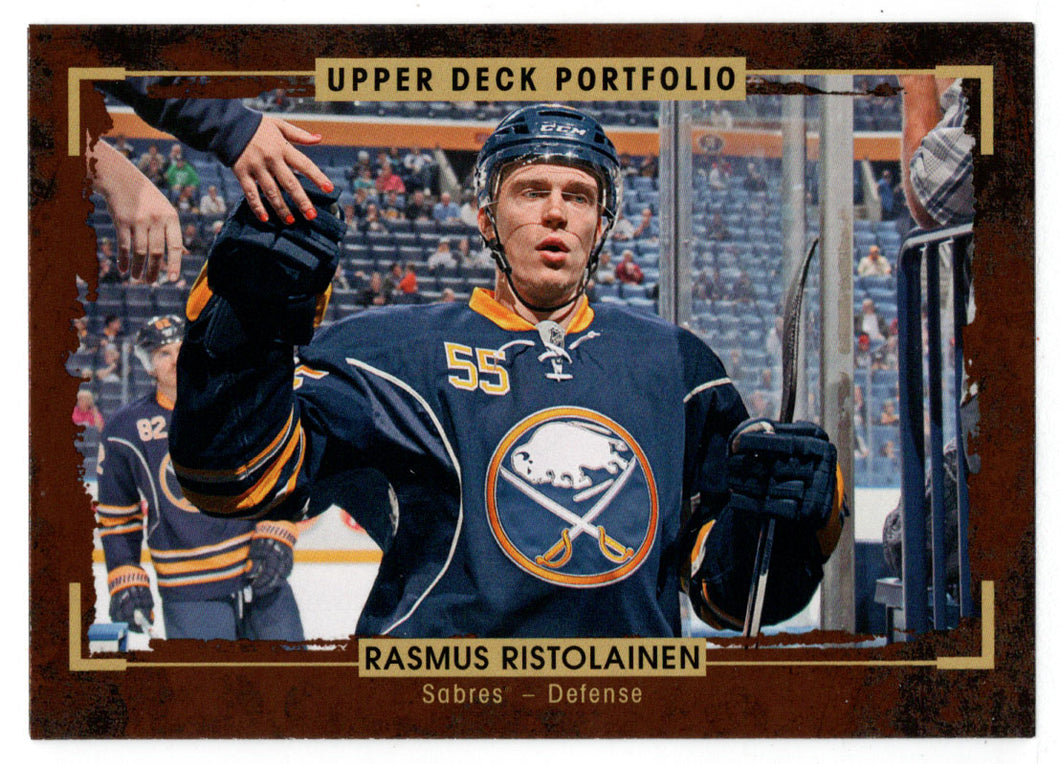Rasmus Ristolainen - Buffalo Sabres (NHL Hockey Card) 2015-16 Upper Deck Portfolio # 124 Mint