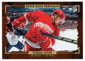 Tomas Tatar - Detroit Red Wings (NHL Hockey Card) 2015-16 Upper Deck Portfolio # 144 Mint