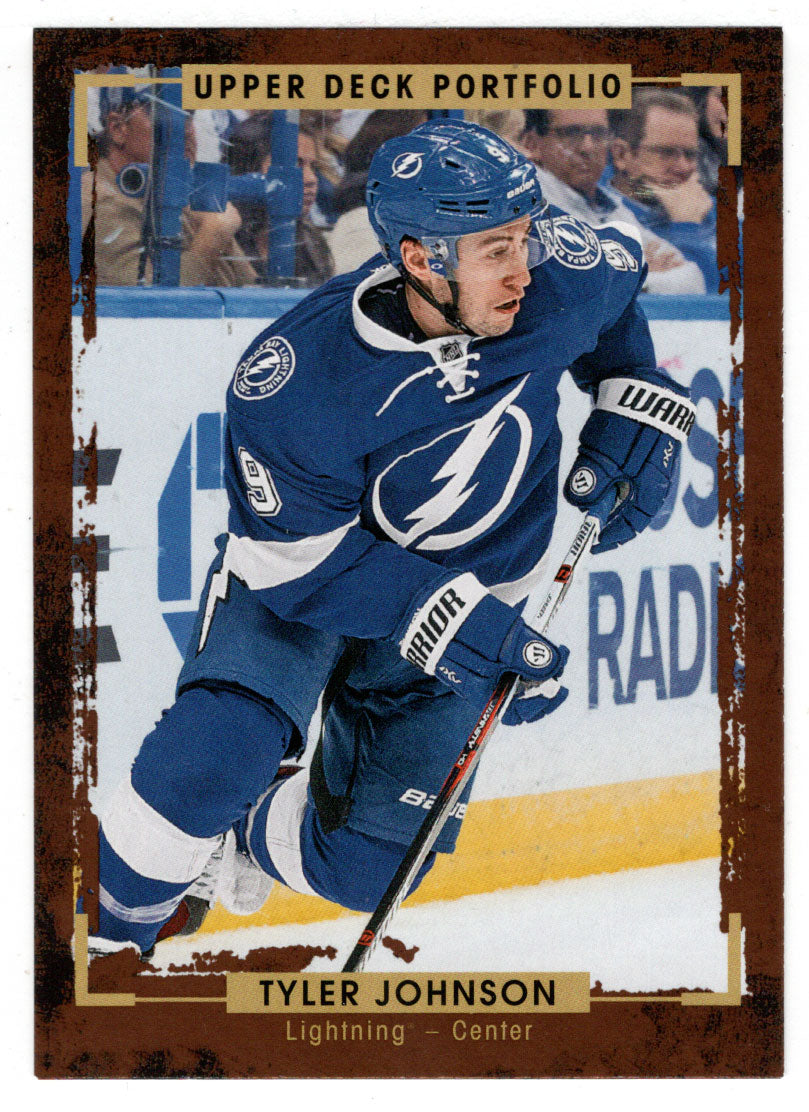 Tyler Johnson - Tampa Bay Lightning (NHL Hockey Card) 2015-16 Upper Deck Portfolio # 158 Mint