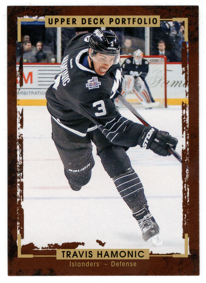 Travis Hamonic - New York Islanders (NHL Hockey Card) 2015-16 Upper Deck Portfolio # 168 Mint