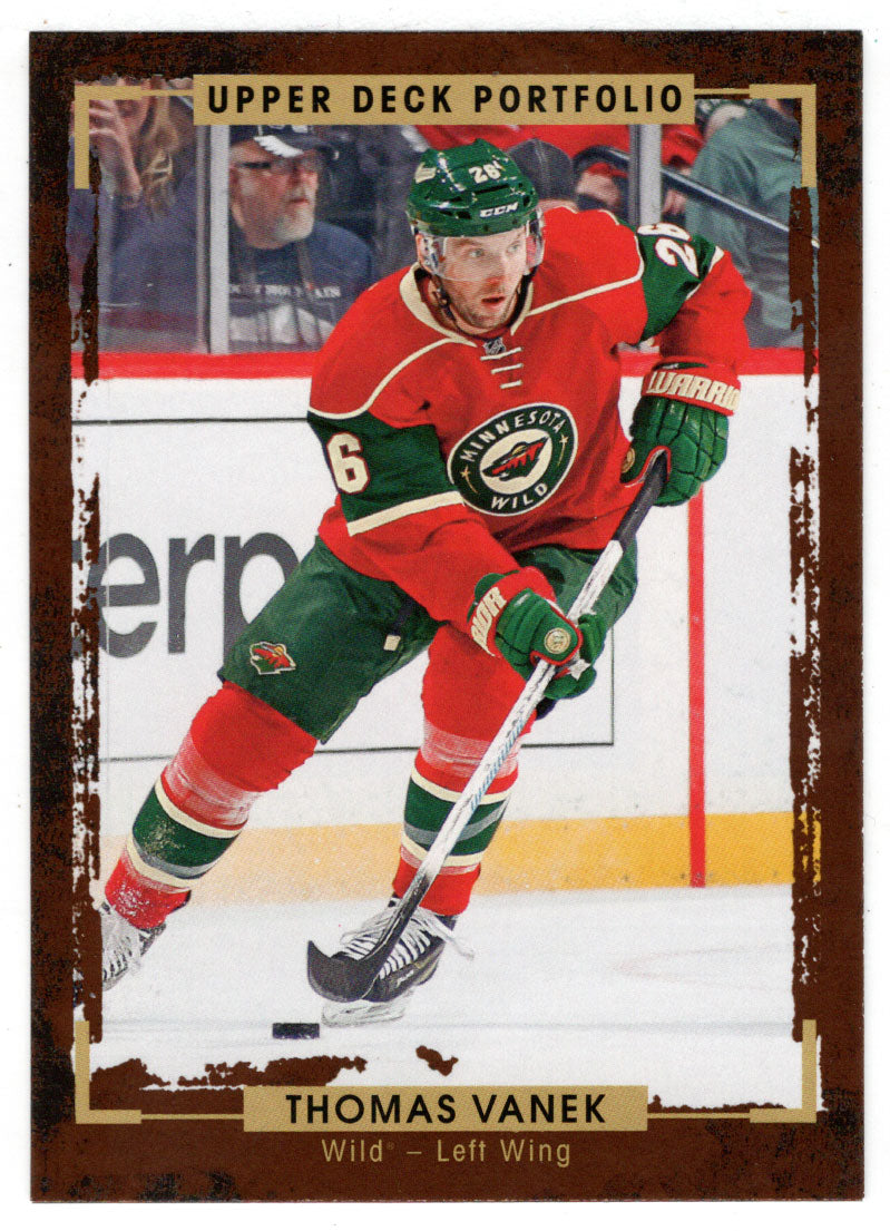 Thomas Vanek - Minnesota Wild (NHL Hockey Card) 2015-16 Upper Deck Portfolio # 177 Mint