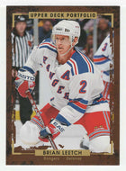 Brian Leetch - New York Rangers (NHL Hockey Card) 2015-16 Upper Deck Portfolio # 181 Mint