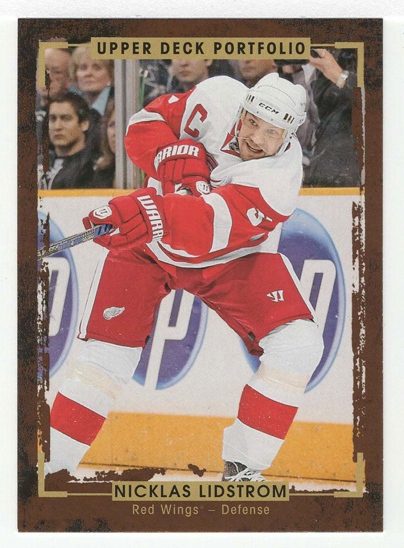 Nicklas Lidstrom - Detroit Red Wings (NHL Hockey Card) 2015-16 Upper Deck Portfolio # 191 Mint