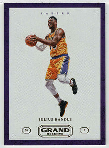 Julius Randle - Los Angeles Lakers (NBA Basketball Card) 2016-17 Panini Grand Reserve # 40 Mint