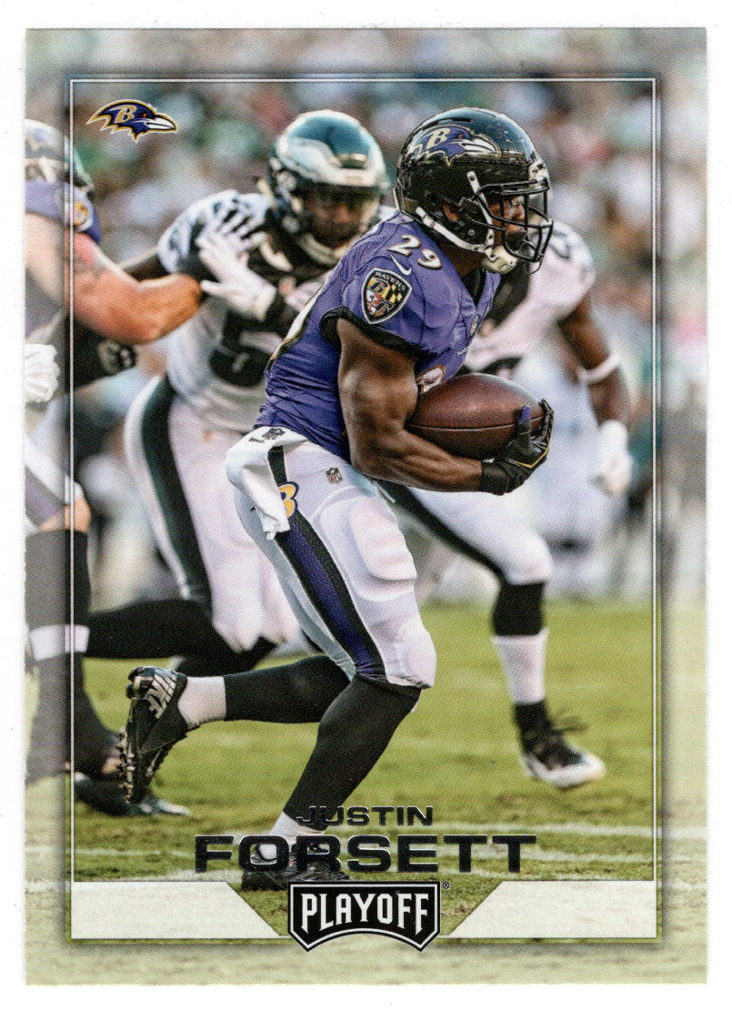 Justin Forsett - Baltimore Ravens (NFL Football Card) 2016 Panini Playoff # 13 Mint