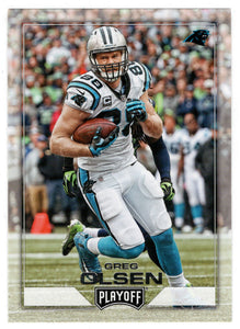 Greg Olsen - Carolina Panthers (NFL Football Card) 2016 Panini Playoff # 29 Mint