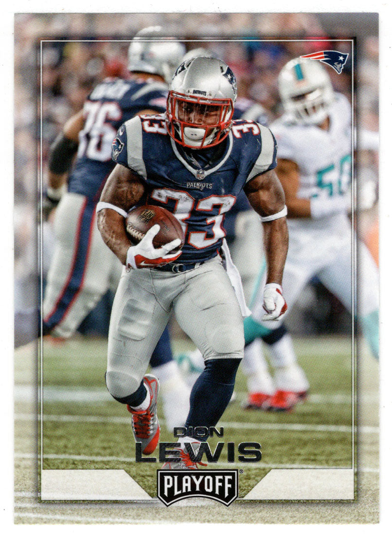 Dion Lewis - New England Patriots (NFL Football Card) 2016 Panini Playoff # 114 Mint