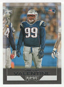 Vincent Valentine RC - New England Patriots (NFL Football Card) 2016 Panini Playoff # 258 Mint