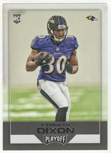 Kenneth Dixon RC - Baltimore Ravens (NFL Football Card) 2016 Panini Playoff # 271 Mint