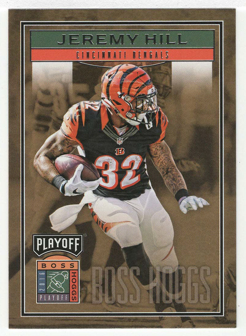 Jeremy Hill - Cincinnati Bengals - Boss Hoggs (NFL Football Card) 2016 Panini Playoff # BH-JH Mint