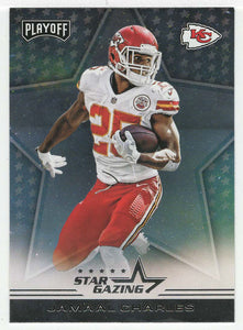 Jamaal Charles - Kansas City Chiefs - Star Gazing (NFL Football Card) 2016 Panini Playoff # SG-JC Mint