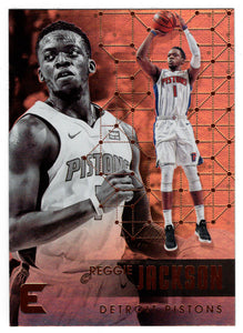 Reggie Jackson - Detroit Pistons (NBA Basketball Card) 2017-18 Panini Essentials # 10 Mint
