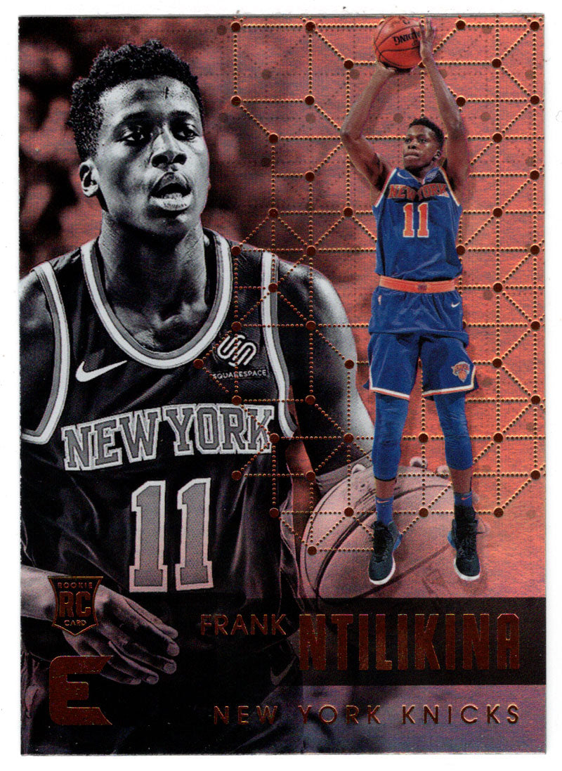 Frank Ntilikina RC - New York Knicks (NBA Basketball Card) 2017-18 Panini Essentials # 41 Mint