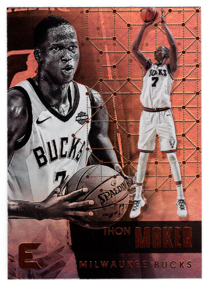 Thon Maker - Milwaukee Bucks (NBA Basketball Card) 2017-18 Panini Essentials # 44 Mint